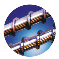 Bimetallic screw